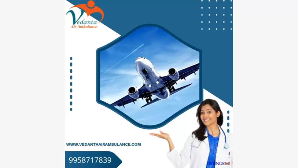 Hire Vedanta Air Ambulance Service in Bhopal for Dedicated Doctor Unit